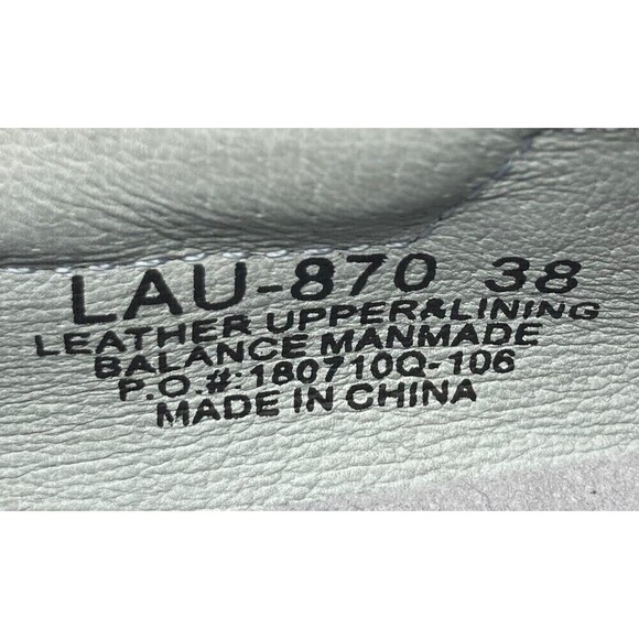 Alegria Lau-870 Lauryn Black Leather Slip On Shoes w/Cross Strap 38 EU 7 US - Picture 9 of 9